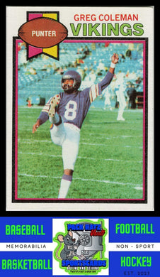 1979 Topps #343 Greg Coleman VG+