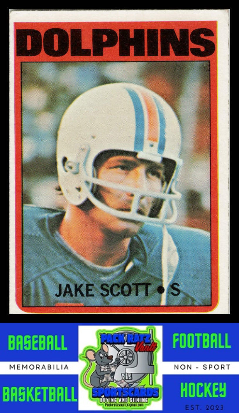 1972 Topps #193 Jake Scott VG+