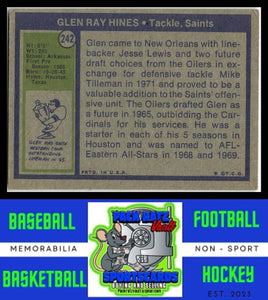 1972 Topps #242 Glen Ray Hines VG+