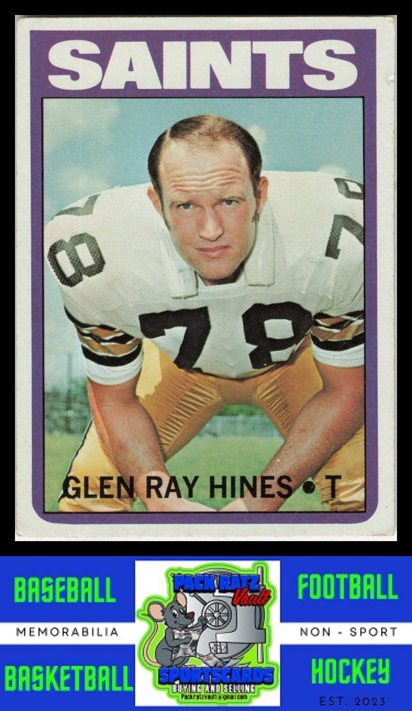 1972 Topps #242 Glen Ray Hines VG+