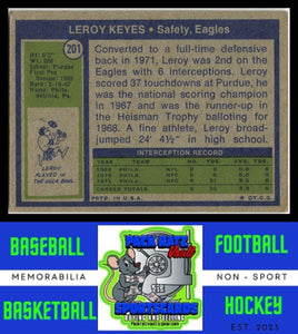 1972 Topps #201 Leroy Keyes VG+