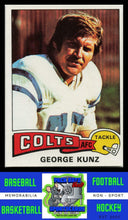 Load image into Gallery viewer, 1975 Topps #117 George Kunz VG+