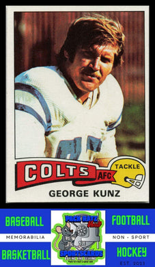 1975 Topps #117 George Kunz VG+