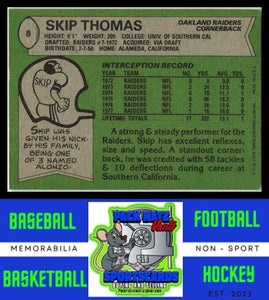 1978 Topps #8 Skip Thomas VG+