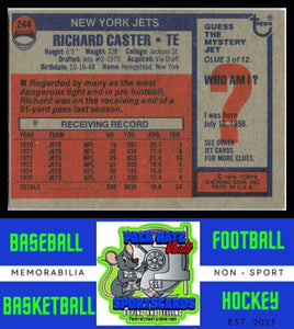 1976 Topps #244 Richard Caster VG+