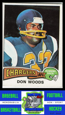 1975 Topps #10 Don Woods VG+