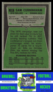 1975 Topps #13 Sam Cunningham VG+