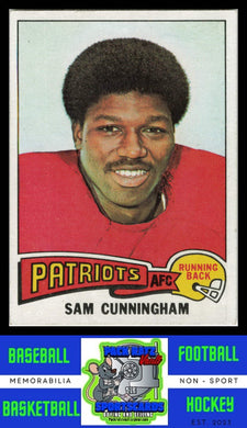 1975 Topps #13 Sam Cunningham VG+