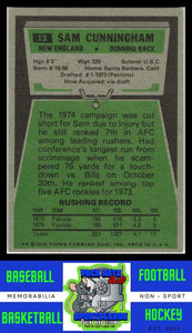 1975 Topps #13 Sam Cunningham VG+