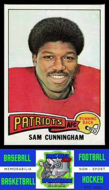 1975 Topps #13 Sam Cunningham VG+