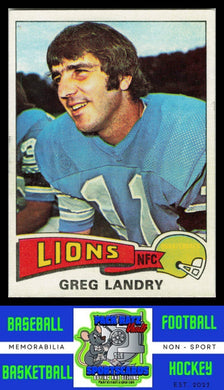 1975 Topps #15 Greg Landry VG+