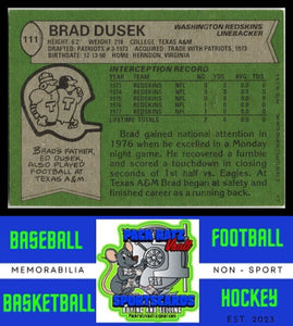 1978 Topps #111 Brad Dusek VG+