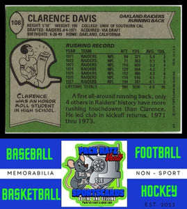 1978 Topps #108 Clarence Davis VG+