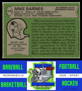 1978 Topps #129 Mike Barnes VG+