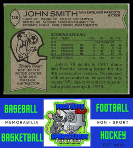 1978 Topps #136 John Smith VG+