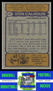 1979 Topps #136 Don Calhoun VG+