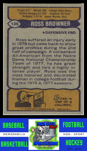 1979 Topps #135 Ross Browner VG+