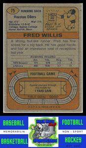 1974 Topps #75 Fred Willis VG+