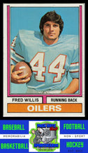 Load image into Gallery viewer, 1974 Topps #75 Fred Willis VG+