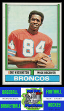 Load image into Gallery viewer, 1974 Topps #63 Gene Washington VG+