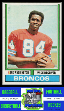 1974 Topps #63 Gene Washington VG+