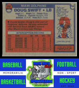 1976 Topps #352 Doug Swift VG+