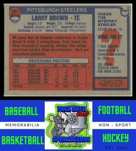 1976 Topps #381 Larry Brown VG+