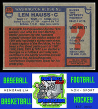 Load image into Gallery viewer, 1976 Topps #370 Len Hauss VG+