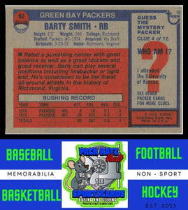 1976 Topps #62 Barty Smith VG+