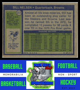 1972 Topps #211 Bill Nelsen VG+