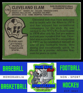 1978 Topps #170 Cleveland Elam VG+