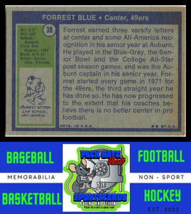 1972 Topps #38 Forrest Blue VG+