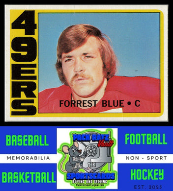 1972 Topps #38 Forrest Blue VG+