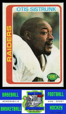 1978 Topps #189 Otis Sistrunk VG+