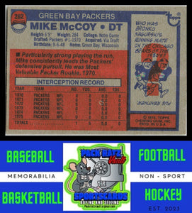 1976 Topps #262 Mike McCoy VG+