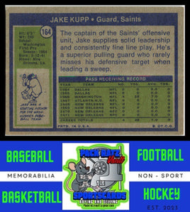 1972 Topps #164 Jake Kupp VG+