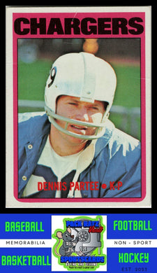 1972 Topps #163 Dennis Partee VG+