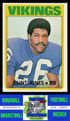 1972 Topps #166 Clint Jones VG+