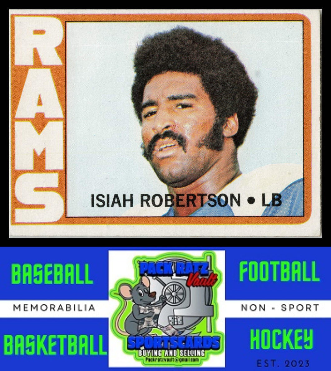 1972 Topps #215 Isiah Robertson VG+