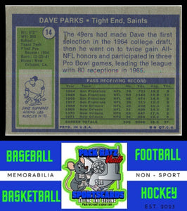 1972 Topps #14 Dave Parks VG+