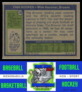 1972 Topps #239 Fair Hooker VG+