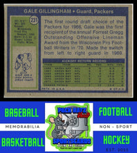 Load image into Gallery viewer, 1972 Topps #231 Gale Gillingham VG+