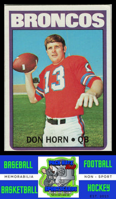 1972 Topps #178 Don Horn VG+