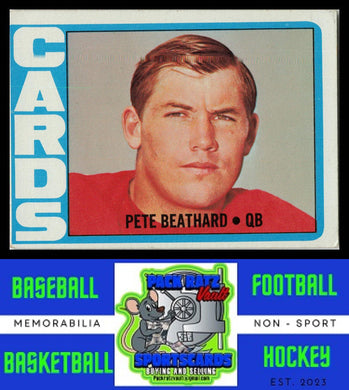 1972 Topps #184 Pete Beathard VG+