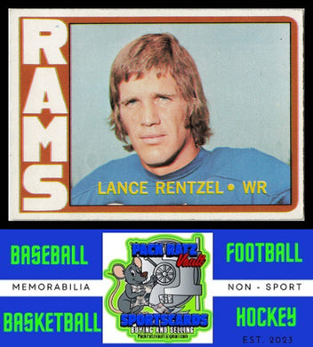 1972 Topps #81 Lance Rentzel VG+