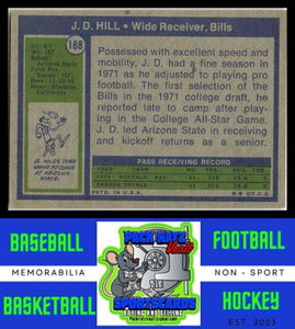 1972 Topps #188 J.D. Hill VG+