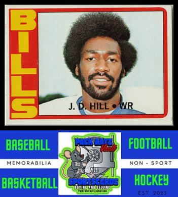 1972 Topps #188 J.D. Hill VG+