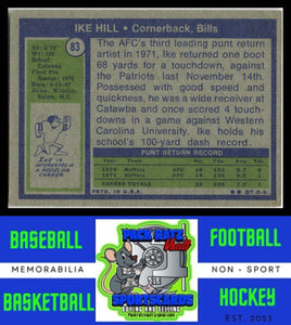 1972 Topps #83 Ike Hill VG+