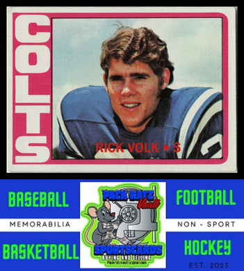 1972 Topps #141 Rick Volk VG+