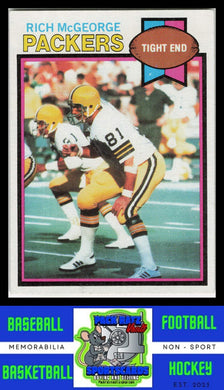 1979 Topps #243 Rich McGeorge Cream Colored Back VG+